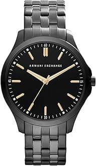 Armani Exchange Three-Hand Men's Watch, 45mm case size, Stainless Steel strap