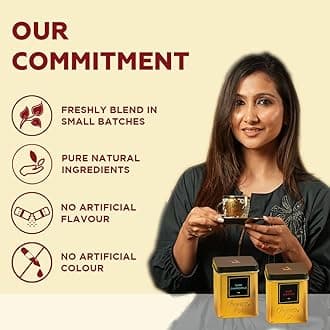 CHAYAM Chamomile & Hibiscus Tea Set 30g/1.1oz Each | Tin box | Green Tea | Pack of 2