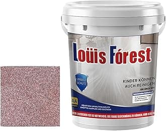 Epoxy Colored Sand Floor Paint, Epoxy Colored Sand Self Leveling Coating, Louis Forest Epoxy Floor Paint, for High Gloss Marble Effect Garage Coating (Pink)