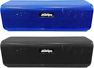 Wireless Bluetooth Spekaers, TF/Micro SD, USB, FM Radio, 2200 mAh, HiFi Sound - SP-110 (Black+Blue)