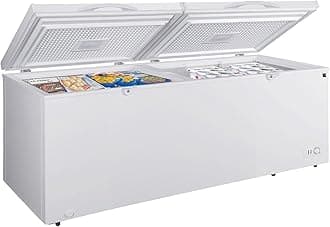 Kenmore Deep Freezer - Convertible Refrigerator/Chest Freezer, 2 Hanging Basket, Garage Ready, Meat Storage, Front Drain, Congelador For Home, Apartment, Basement, Cottage 25.0 Cubic Feet, White