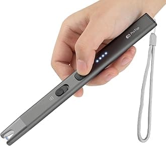 Plasma Electric Candle Lighter No Gas No Oil Design Full Body Aluminum Alloy Flameless Lighters Type-C Rechargeable Plasma Arc Lighter for Fireworks Gas Stove BBQ