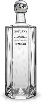 Estuary Blending Sparkling Water - 330 ml | Premium Non-Alcoholic Mixer (Pack of 12, Vodka)