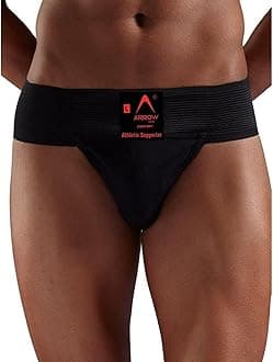 ArrowMaxArrowMax Athletic Gym Supporter for Men | Ideal for Workout and Running, Cricket, Tennis,Sports| Compression Brief Abdomen Support for Boys Comfort (Medium)