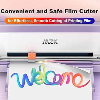MZK A3 Roll DTF Transfer Printer,High-Speed Print,13”Max Print Width,White Ink Circulation Semi-Automatic Cleaning System,Film Cutter,2880DPI,Gift Ink 2 Year(Printer+Oven+Laptop)
