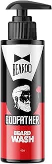 Beardo Godfather Beard Wash for men, 100 ml | Refreshing Fragrance | Active cleansing | Purifies and cleanses skin and beard