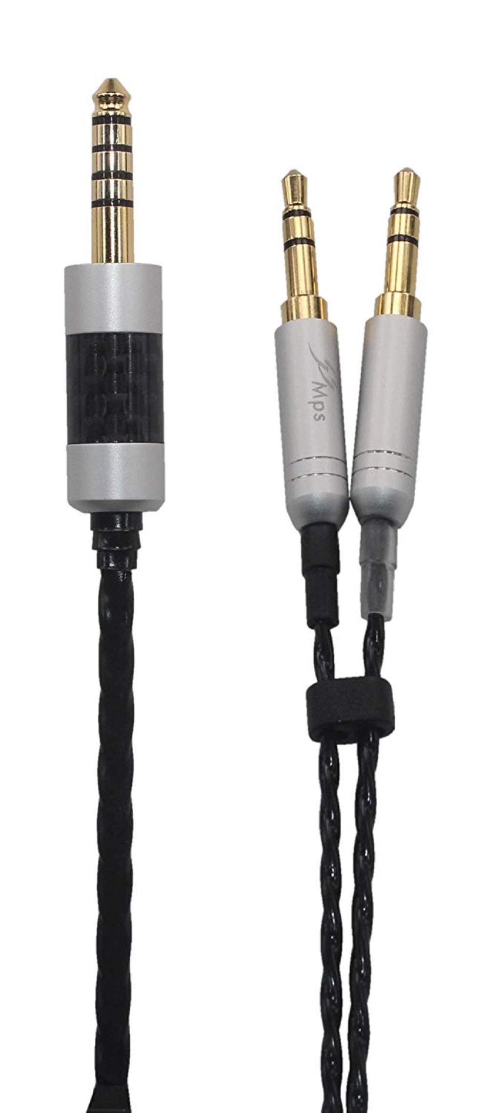 KK Cable SH-S HiFi Replacement Audio Upgrade Cable Compatible for T1 II, T5 Headphone, 4.4MM Balanced Male, SH-S