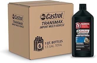 Transmax Import Multi-Vehicle Automatic Transmision Fluid, 1 Quart, Pack of 6