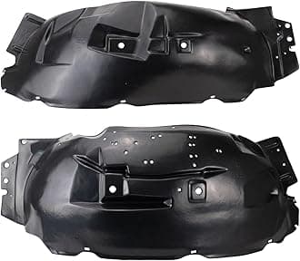 TRQ Front Inner Fender Liner Set Compatible with 2001-2003 Ford Explorer Sport 2001-2005 Explorer Sport Trac FO1246113 FO1247113