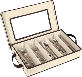 Flatware Storage Case - Tableware Utensil Chest