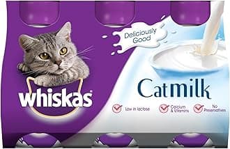 Whiskas Milk 3 x 200 ml (Pack of 5)