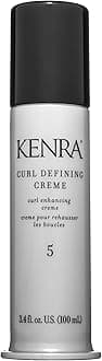 Kenra Curl Defining Crème 5 | Texture Enhancing Styler | Tames Frizz & Flyaways | Refines and Seperates Curls & Waves | Helps Resist Humidity | Medium To Coarse Hair