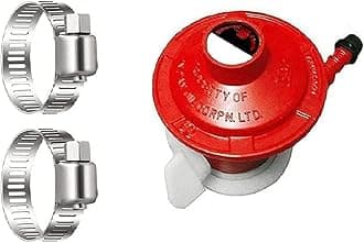 RJ kitchenware Store Gas Regulator Gas Regulator Domestic Kitchen Low Pressure use All clyender Adopter (Consume Low Gas) ISI Marked Suitable Cooking (Single Regulator)