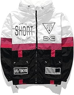 AITFINEISM mens Lightweight Windbreaker Jackets Windbreaker Jacket