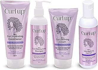 Ultra Defining Bundle with Curly Hair Shampoo , Conditioner , Leave in Curl Cream & Hair Gel | For Dry Frizzy ,Wavy & Curly Hair | Sulphate Paraben & Silicone Free- Combo of 4