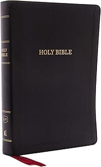 KJV Holy Bible: Giant Print with 53,000 Cross References, Deluxe Black Leathersoft, Red Letter, Comfort Print: King James Version