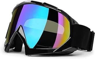 ATV Goggles Dirt Bike Goggles Motorcycle Motocross Goggles for Men Women Adult Youth Kids Helmet MX Goggles Riding Bike Goggles Off-road Goggles UV400 Anti-Fog Scratch Windproof Dustproof Color Lens