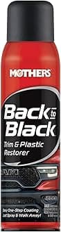 Back-to-Black Trim & Plastic Restorer, 10 oz. Aerosol — Removes Oxidation, Dirt & Wax Residue – Restores Faded Trim & Provides Long-Lasting Protection (06110)