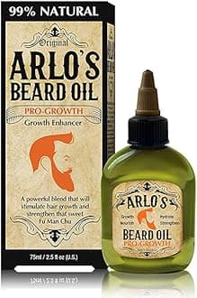 Arlo'S 99% Natural Beard Oil Pro-Growth Growth Enhancer, 2.5 Fluid Ounce