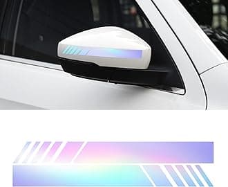 SINGARO Car Rear View Mirror Stickers Decor Car Body Sticker Vinyl 4pcs (Colorful)