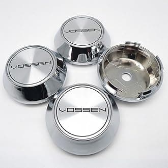 Wheel Center Hub Centre Caps 65MM 4 PCS Compatible with for VOSSEN Vossen 2024 Hubcaps ABS Alloy Ring,B