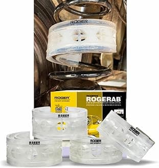 - ROGER Rogerab For MAHINDRA Scorpio (2016 & Above) (4Pcs) Patented,ARAI Tested Car Coil Spring Buffer Kit To Increase Car Height & Comfort.