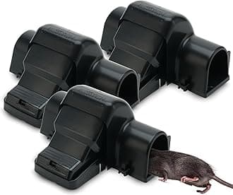 Rat Traps Indoor and Outdoor - 2 Pack Dual-Entry Large Rat Trap Outdoor and Indoor for Home, Garden and Restaurant with 99.9% Trap Rate | Easy to Use Rodent Traps with Safe Hands Free Design - UCatch