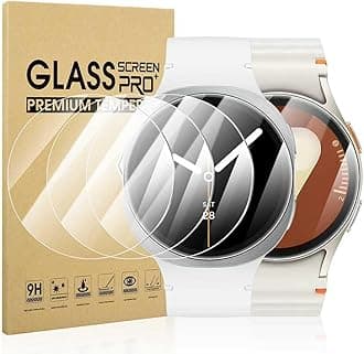 4-Pack Screen Protector for Samsung Galaxy Watch 7/6/5/4/FE - Tempered Glass for 37mm Devices