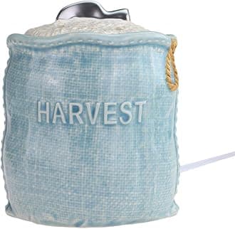 STAR MOON Fall Wax Warmer for Home Décor, Wax Melt Warmer, No Flame, with Ceramic Warming Plate (The Harvest Sack)