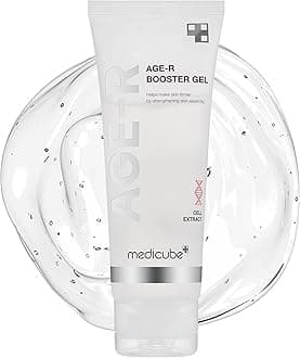 Age-R Booster Gel Serum for Skin Care Devices - Moisturizing and Nourishing Facial Serum with Plant Stem Cell Extract, Hyaluronic Acid, Collagen - Hypoallergenic Korean Skin Care