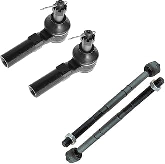 4 Piece Inner & Outer Tie Rods Kit for Ford Mercury Mazda Truck SUV