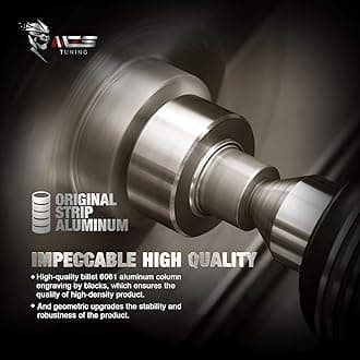 MZS Leveling Kit 2 inch Front Strut Spacers + 2 inch Rear Lift Blocks Compatible with 2007-2019 Silverado 1500/Sierra 1500 2WD 4WD (2019 ONLY fit old body)