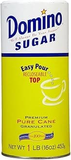 Domino Sugar Granulated Canister, 1 lb