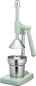 KitchenCraft Living Nostalgia Heavy Duty Lever-Arm Manual Orange Juicer - English Sage
