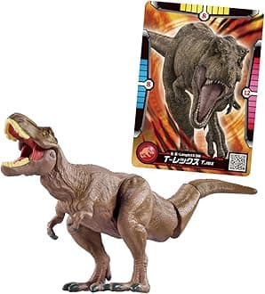 Takara Tomy Ania Jurassic World T-Rex (With Ania Battle Card) Animal Dinosaur Toy Ages 3+