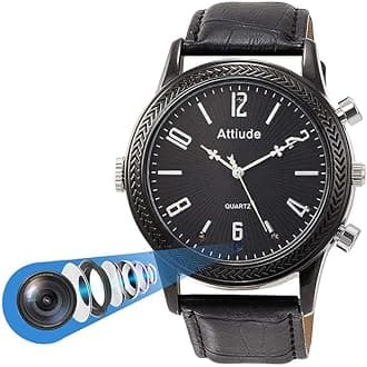 FREDI HD PLUS Spy 4k Wrist Watch Camera Full HD 1080p Video and Audio Indoor Outdoor Recorder Upto 3 Hours Recording Time with 32GB Card Inbuilt