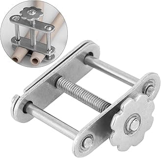 Pssopp 20pcs Flow Control Tubing Clamps Hose Clamps Iron-Plated Water-Stop Clamp Rubber Tube Spiral Clamp Pipe Hose Fixing Clip Swivel Screw Compressor