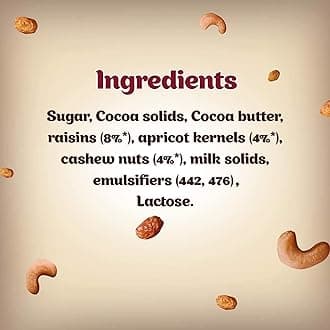 Cadbury Raisin and Nuts Dark Chocolate Bar, 80 Grams