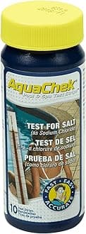 AquaChek Ocedis 411810001 Salinity Test - 10 Strips, Red, 19 x 10 x 4 cm