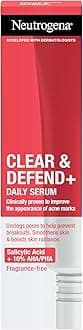 Neutrogena Clear & Defend+ Daily Serum (1x 30ml), Refining and Clearing Face Serum with Salicylic Acid, AHA/PHA, Daily-Use Oil-Free Serum for Spot-Prone Skin to Help Defend Against Breakouts