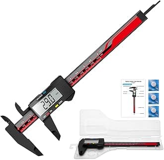 Qfun 6 inch All Plastic Digital Caliper