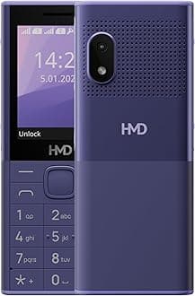 HMD 150 Music Keypad Mobile with Bluetooth | Built-in Powerful Loud Speaker & Dedicated Music Buttons | 2500 mAh Big Battery & Type C Fast Charger | Built-in UPI App with Scan & Pay | Purple