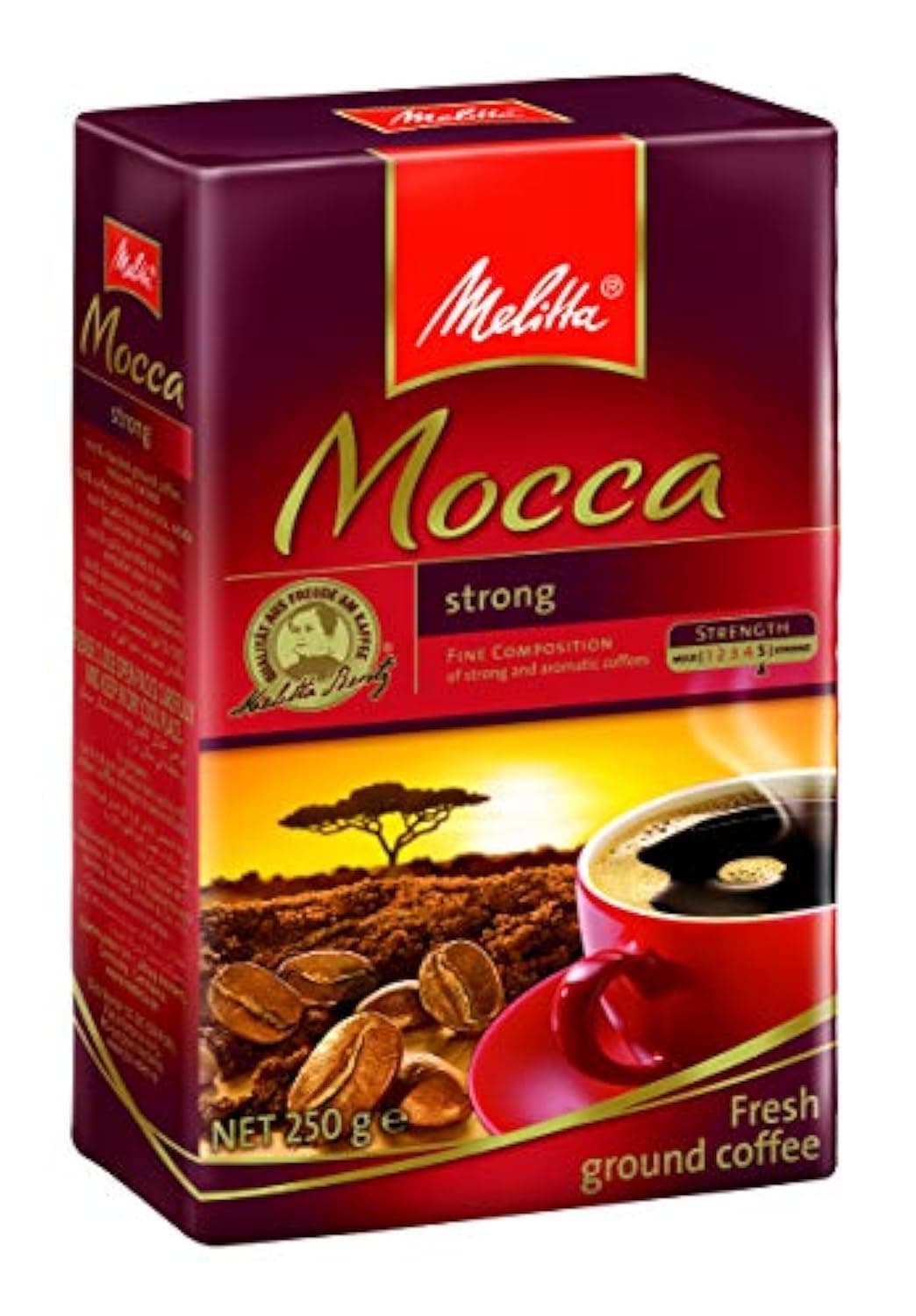 Melitta Ground Coffee Mocca Coffee In Packet, 250gm