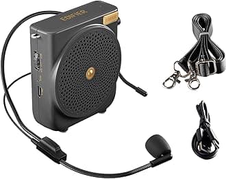 Edifier MF3 Portable Voice Amplifier Precise Voice Pick-up and Effective Anti-Howling, Flexible Wearing Methods, and Pretty Low Weight