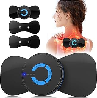 Tens & Ems Pain Therapy Device,Rechargeable Intelligent TENS Unit Muscle Stimulator for Pain Relief - Deep Tissue EMS Mini Massager Management for Back, Neck, Arm