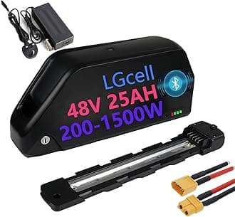 (UK) Ebike battery 48V 25AH Lithium electric bike battery with bluetooth for 48V 1500W- 250W Motor, ba-fang, AW, Most Ebike conversion kit