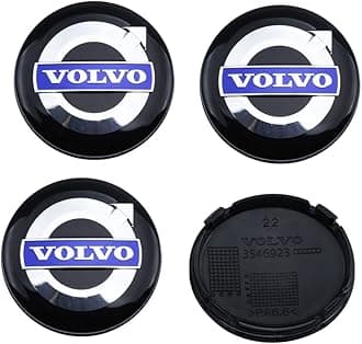 4PCS Wheel Center Caps for Volvo S90 S60 XC60 XC40 XC90 V40 V60 S60 S80, 63mm/2.48" Car Wheel Hub Caps ABS Rim Center Hub Cover (Blue)