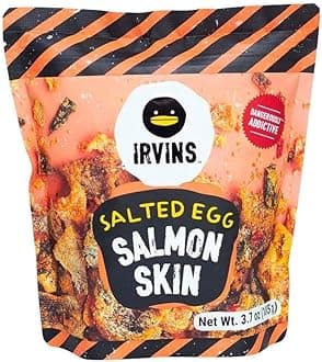 Irvins IRVINS Dangerously Addictive Salted Egg Chips Crisps Snacks (Salted Egg Salmon), 105g (Pack of 1)