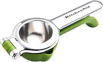 KitchenAid Citrus Juice Press Squeezer for Lemons and Limes with Seed Catcher and Pour Spout, 8 Inch
