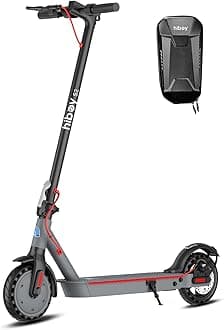 Hiboy S2/S2R Plus Electric Scooter, 8.5"/9" Tires, Up to 17/22 Miles Range, 350W Motor & 19 MPH Portable Folding Commuting Electric Scooter for Adults with Double Braking System and App